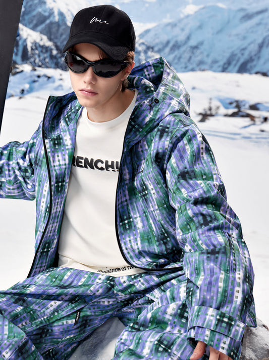 Renchill 2XL Cyberpunk Check Neutral Snow Suit