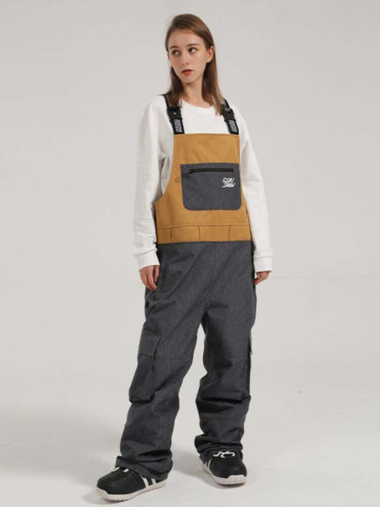 Gsou Snow PowSlayer Baggy Bibs - Dark Grey