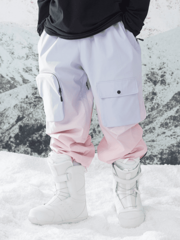 RandomPow Gradient Purple Baggy Snow Pants