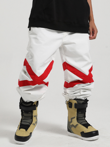 Gsou Snow Elastic X Reflective Baggy Snow Pants