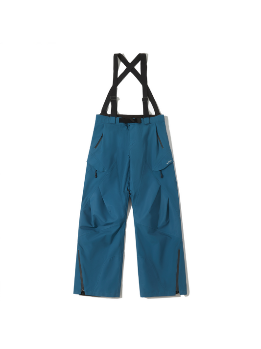 Gradient Color Mountain Baggy Snow Pants