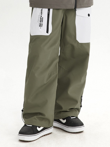 NANDN x DOLL Colorblock Country Baggy Snow Pants