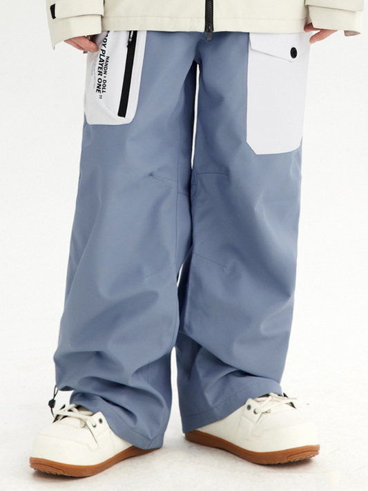 NANDN x DOLL Colorblock Country Baggy Snow Pants