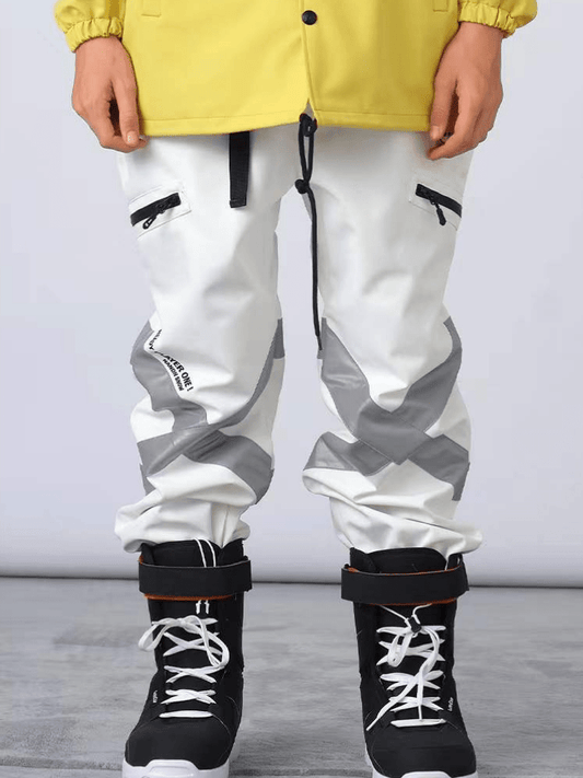 NANDN Reflective Strip Baggy Snow Pants