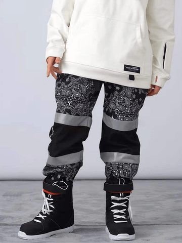 NANDN Reflective Strip Baggy Snow Pants