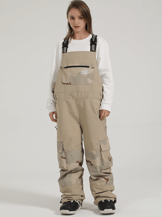 Gsou Snow PowSlayer Baggy Bibs - Tan